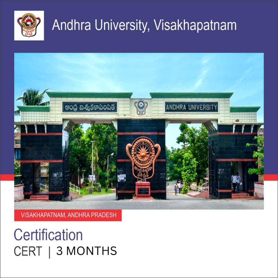 Certification  (music) at Andhra University, Visakhapatnam, Visakhapatnam